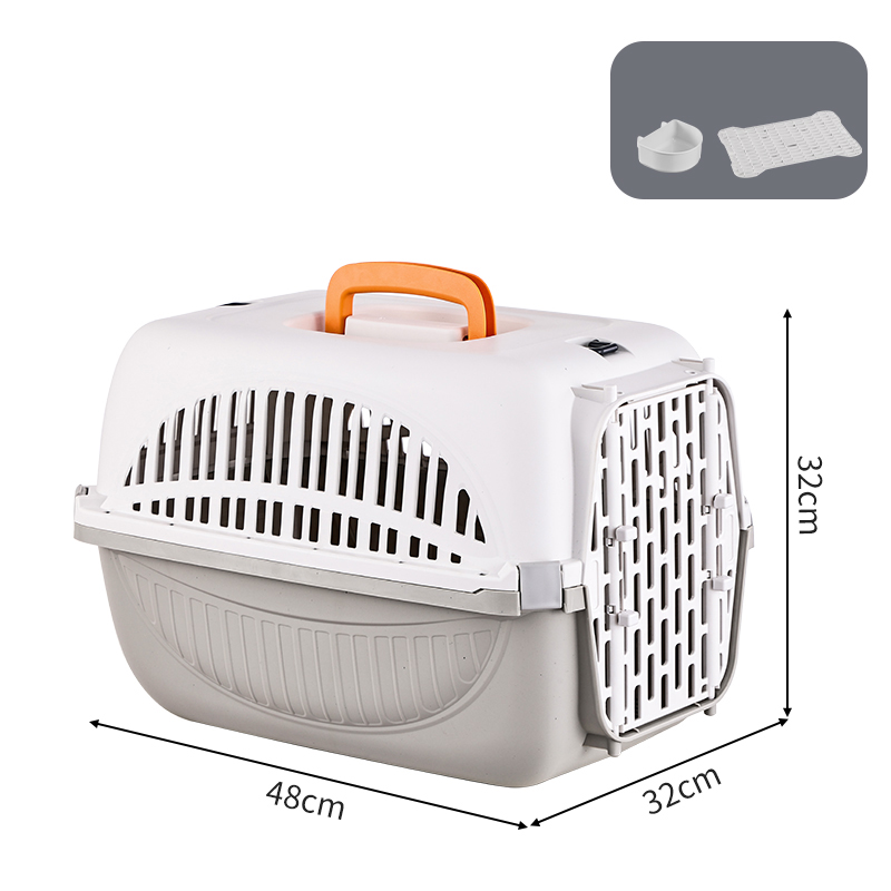 Portable Travel Pet Carrier for Cats and Small Dogs with Safe Lock