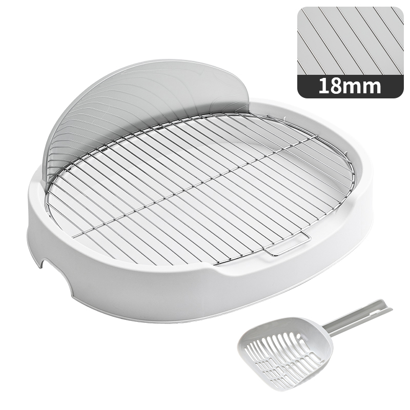 Stainless Steel Dog Toilet with Splash Guard