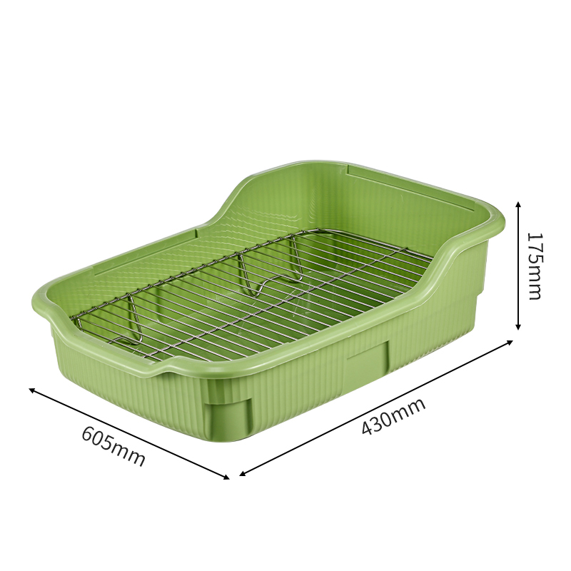 High-sided Splash-proof Open Dog Training Toilet