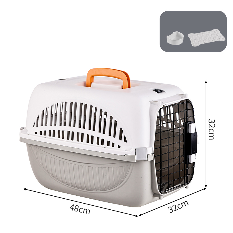 Portable Travel Pet Carrier for Cats and Small Dogs with Safe Lock