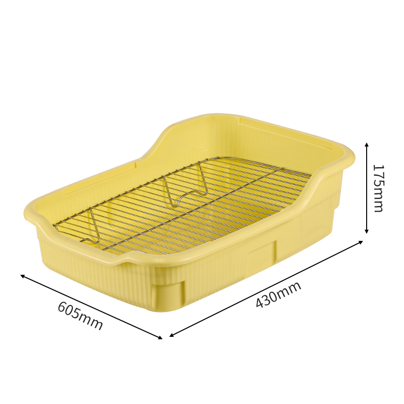 High-sided Splash-proof Open Dog Training Toilet
