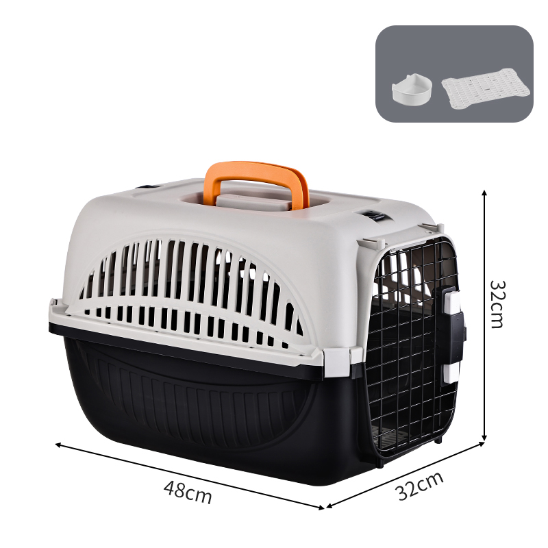 Portable Travel Pet Carrier for Cats and Small Dogs with Safe Lock