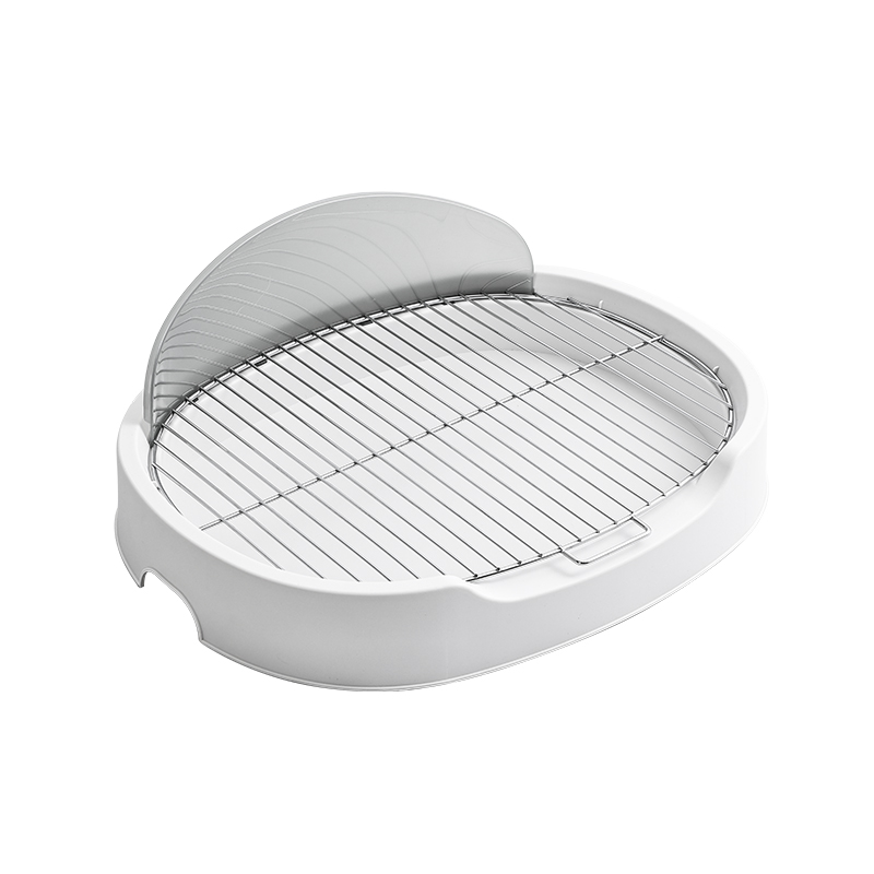 Stainless Steel Dog Toilet with Splash Guard