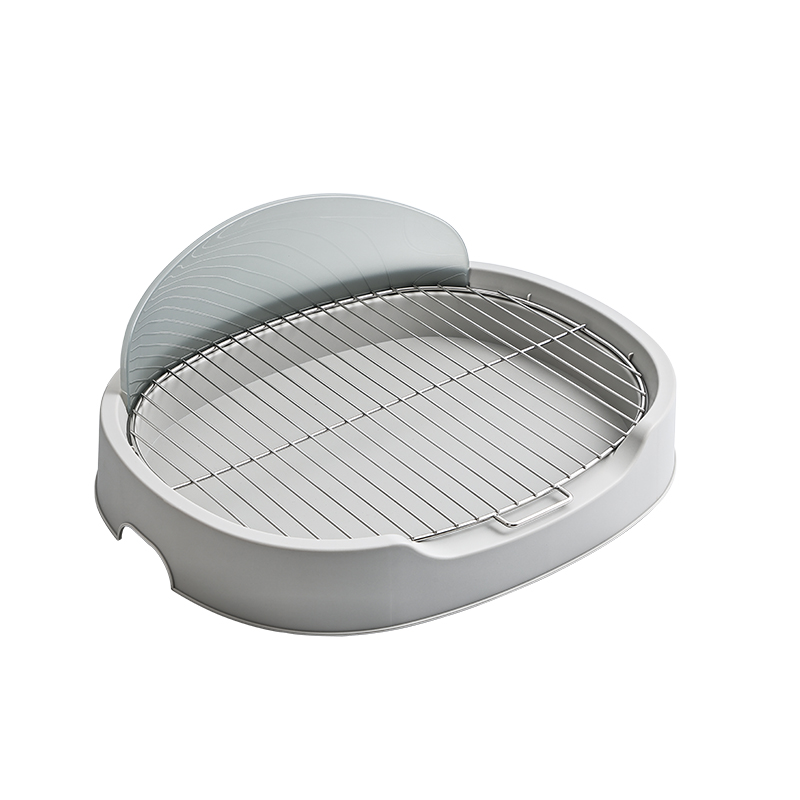 Stainless Steel Dog Toilet with Splash Guard