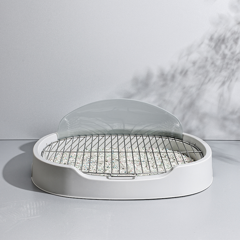 Stainless Steel Dog Toilet with Splash Guard