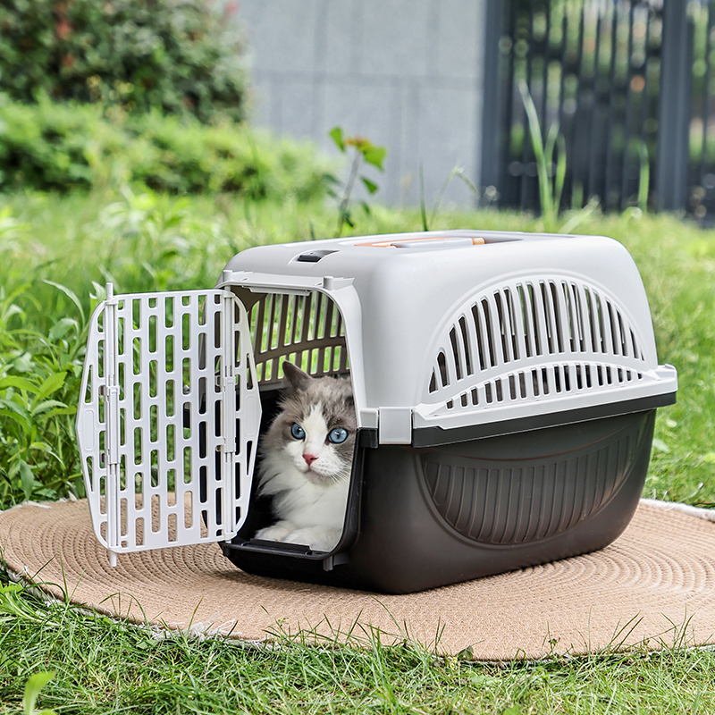 Portable Travel Pet Carrier for Cats and Small Dogs with Safe Lock