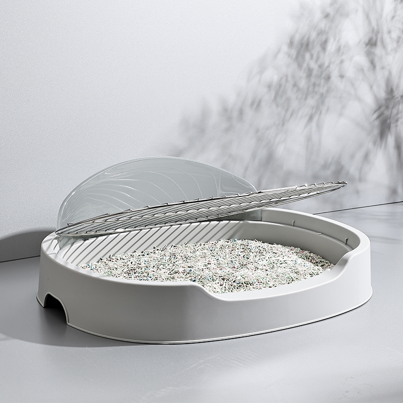 Stainless Steel Dog Toilet with Splash Guard