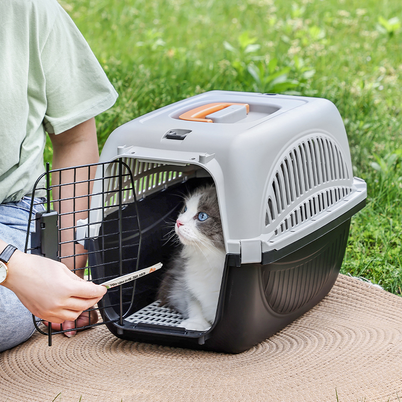 Portable Travel Pet Carrier for Cats and Small Dogs with Safe Lock