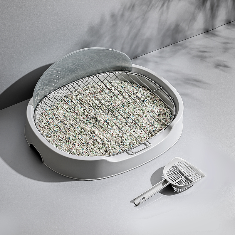 Stainless Steel Dog Toilet with Splash Guard