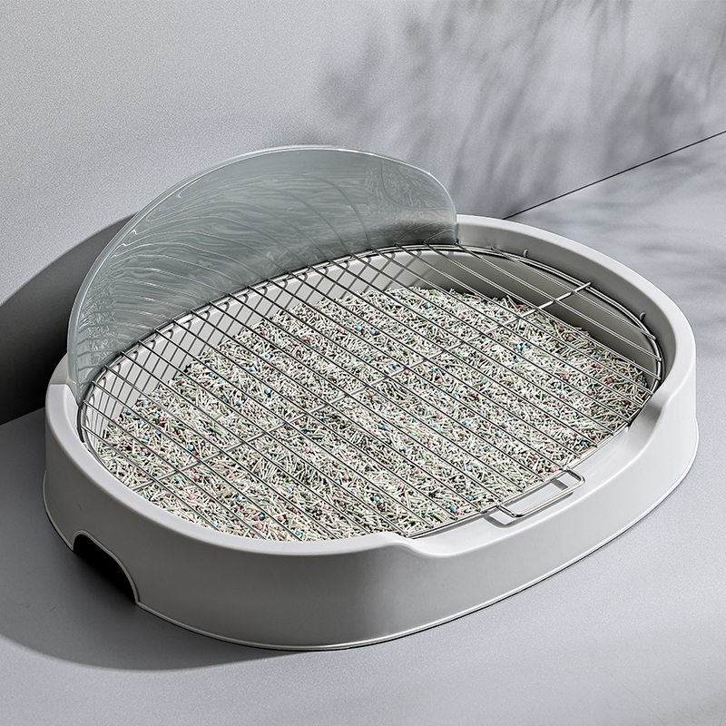 Stainless Steel Dog Toilet with Splash Guard