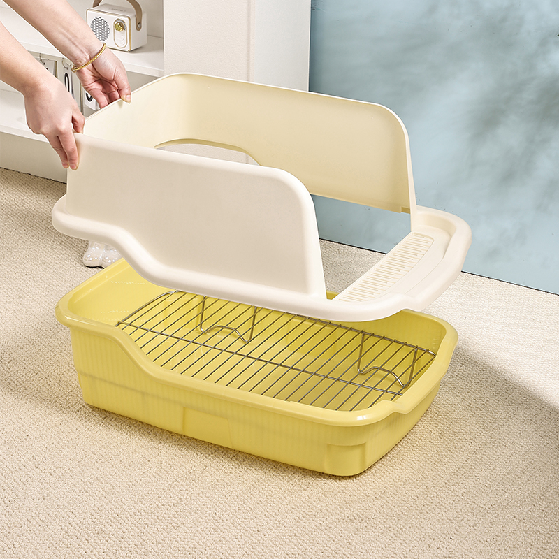 High-sided Splash-proof Open Dog Training Toilet