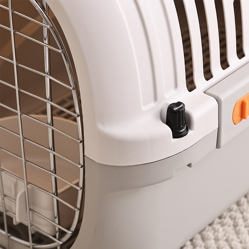 Easy Feeding & Portable Escape-proof Airline Pet Carrier