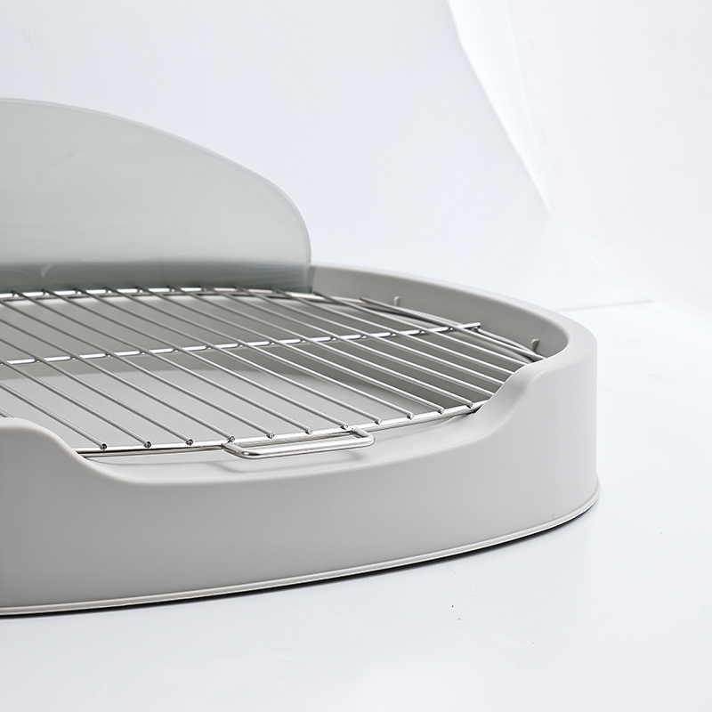 Stainless Steel Dog Toilet with Splash Guard