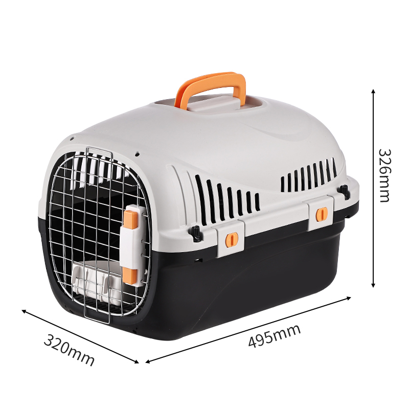 Easy Feeding & Portable Escape-proof Airline Pet Carrier