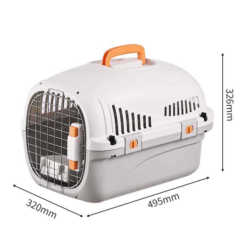 Easy Feeding & Portable Escape-proof Airline Pet Carrier