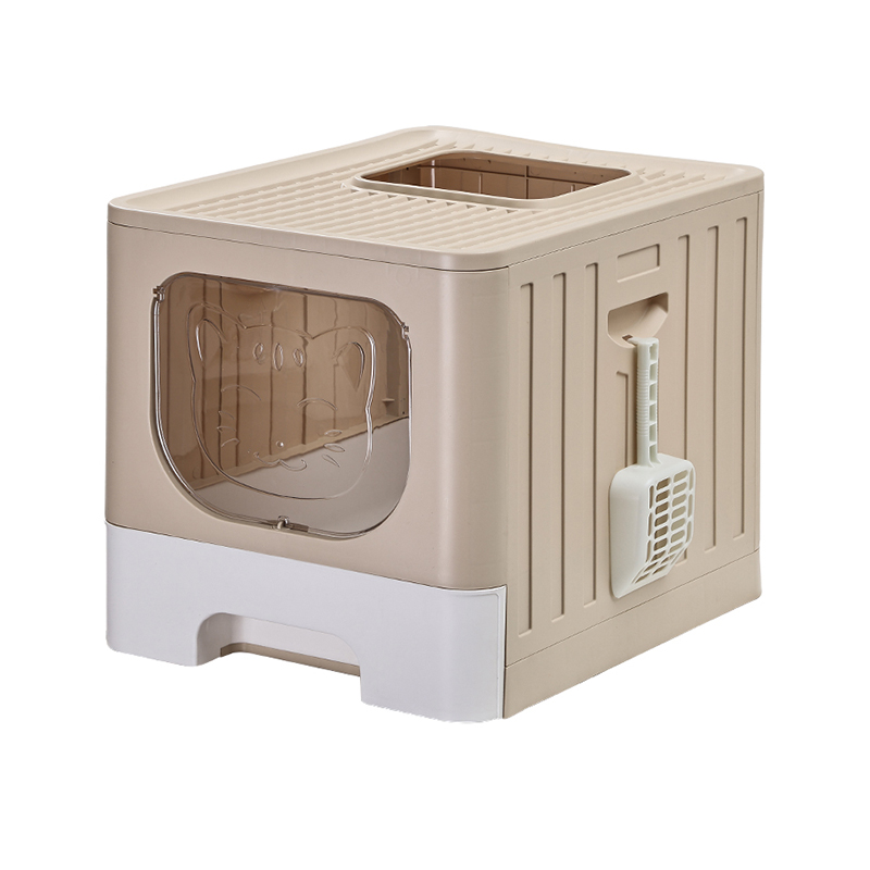 Splash-proof and Leak-proof Spacious Drawer Cat Litter Box
