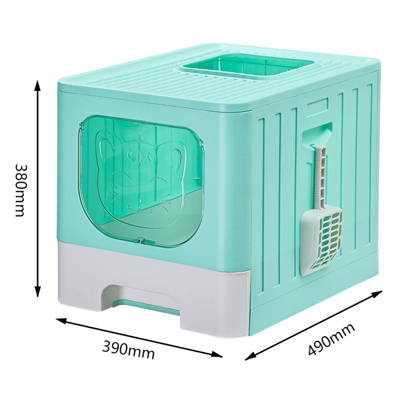 Splash-proof and Leak-proof Spacious Drawer Cat Litter Box